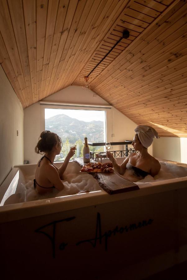 Aprosmeno Jacuzzi House 2 Apartamento Agros Exterior foto
