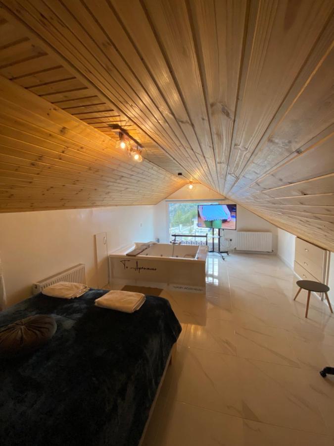 Aprosmeno Jacuzzi House 2 Apartamento Agros Exterior foto